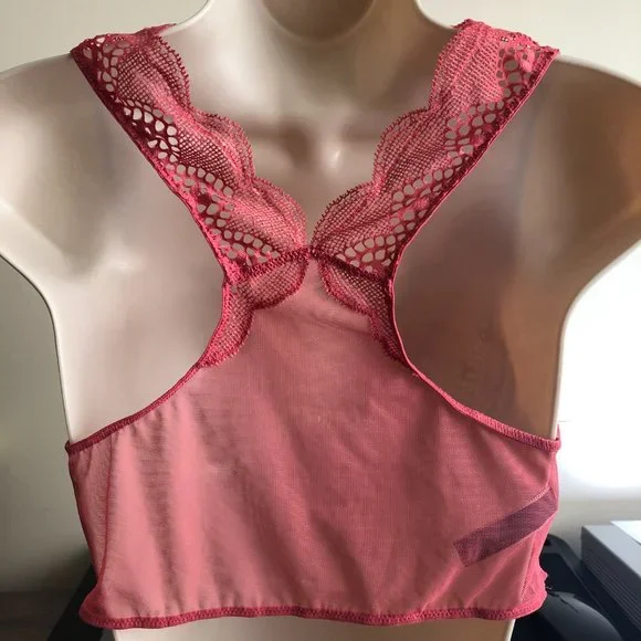NWOT VS Very Sexy Bralette in Lacey Rose Size Medium - Picture 3 of 9